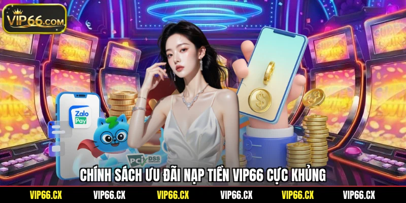 Chính sách ưu đãi nạp tiền Vip66 cực khủng